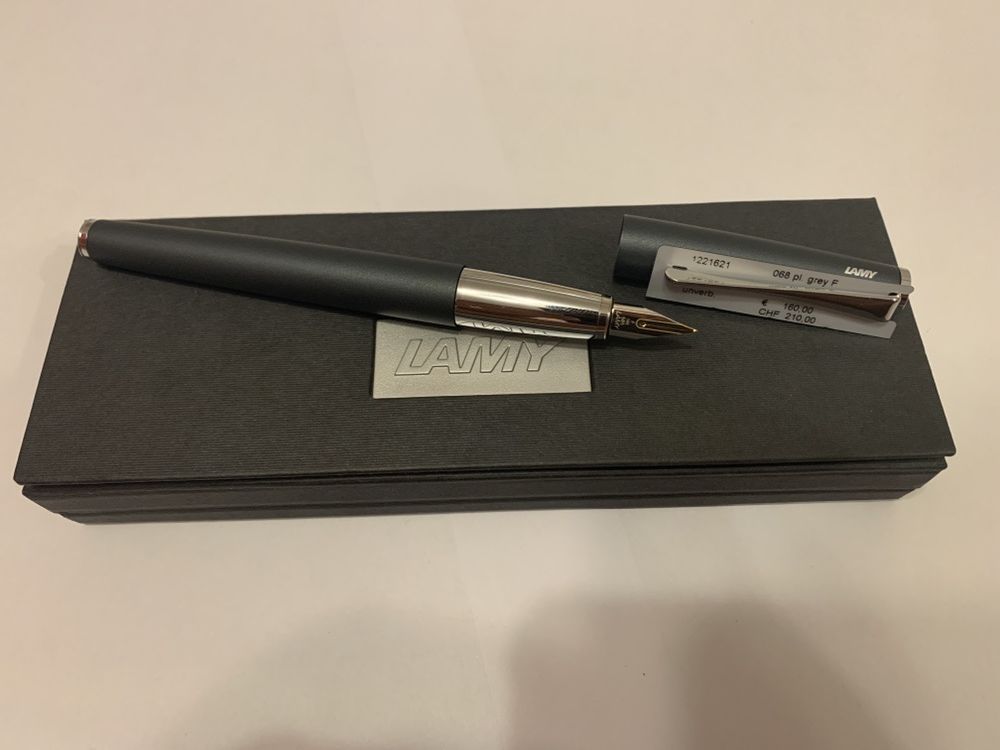 Stilou Lamy 1221621 / 1232845 penita aur EF/ F studio 068 platină