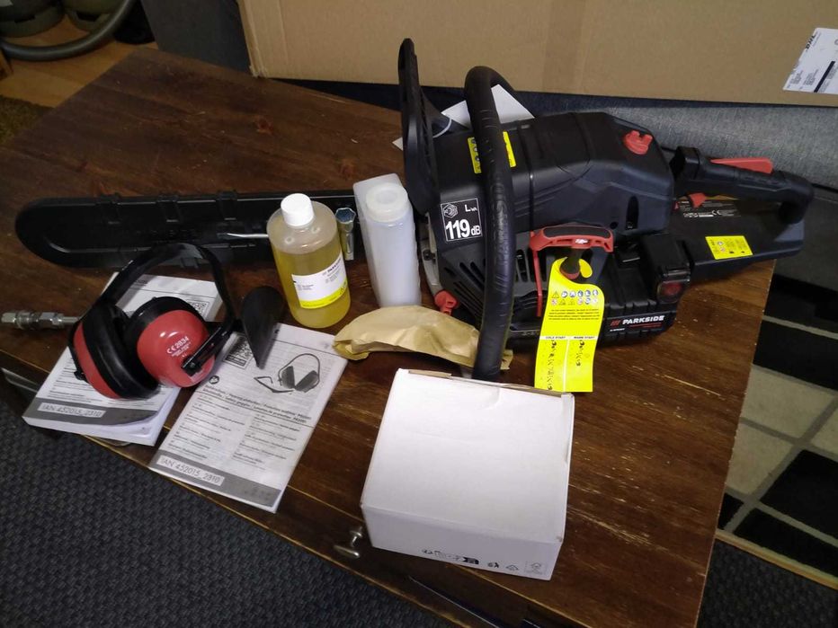 Drujba benzina PARKSIDE PERFORMANCE® PPBKS 56 A1 cu electrostart NOU