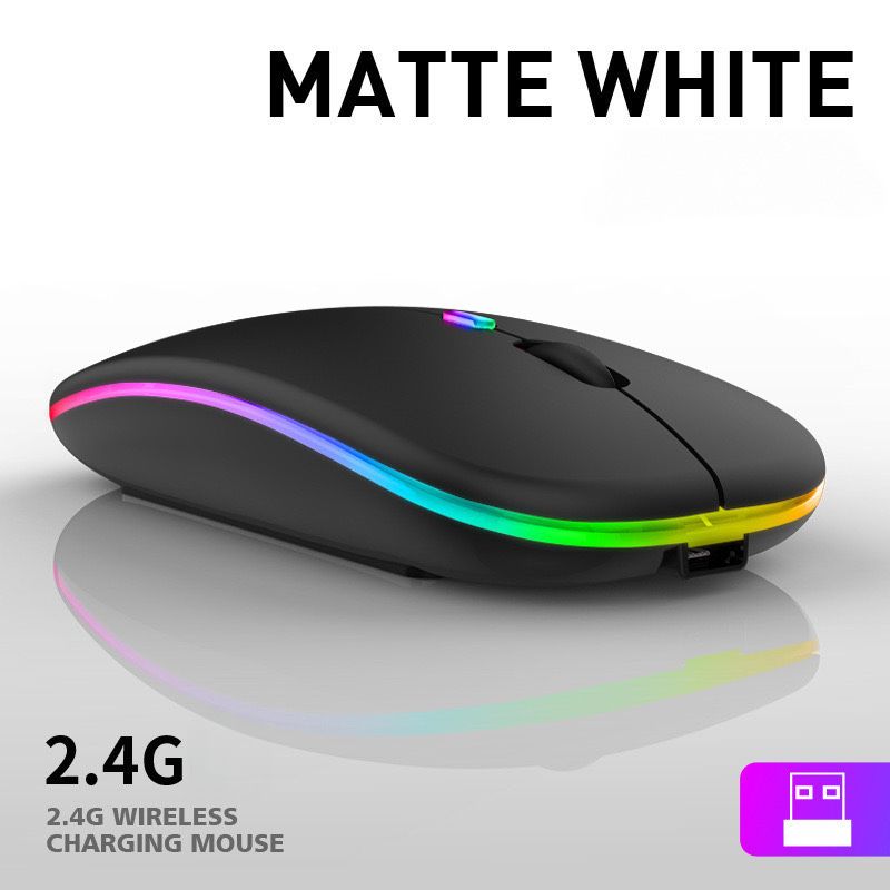 Беспроводная мышь 2.4G с RGB-подсветкой