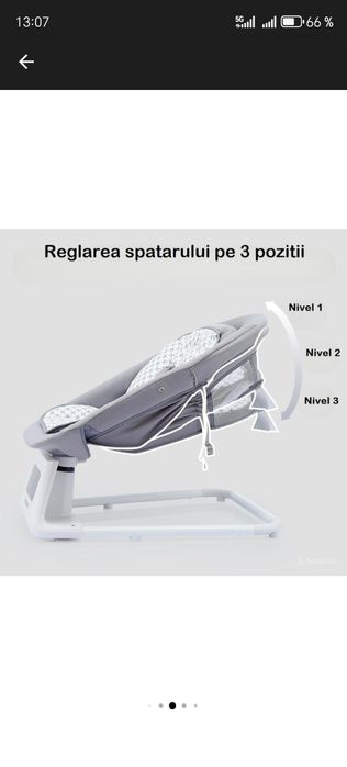 Vând două leagăne pentru bebeluși că noi , nefolosite.