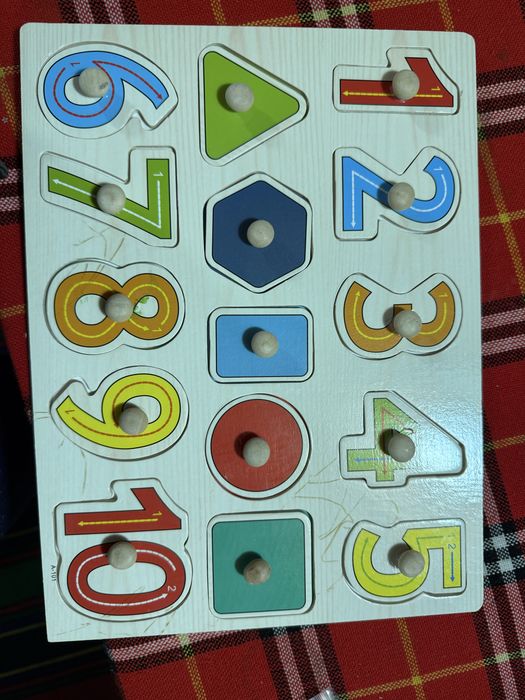 Бебешки дървени играчки лот