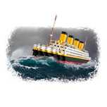 TIP LEGO Titanic 1860 piese