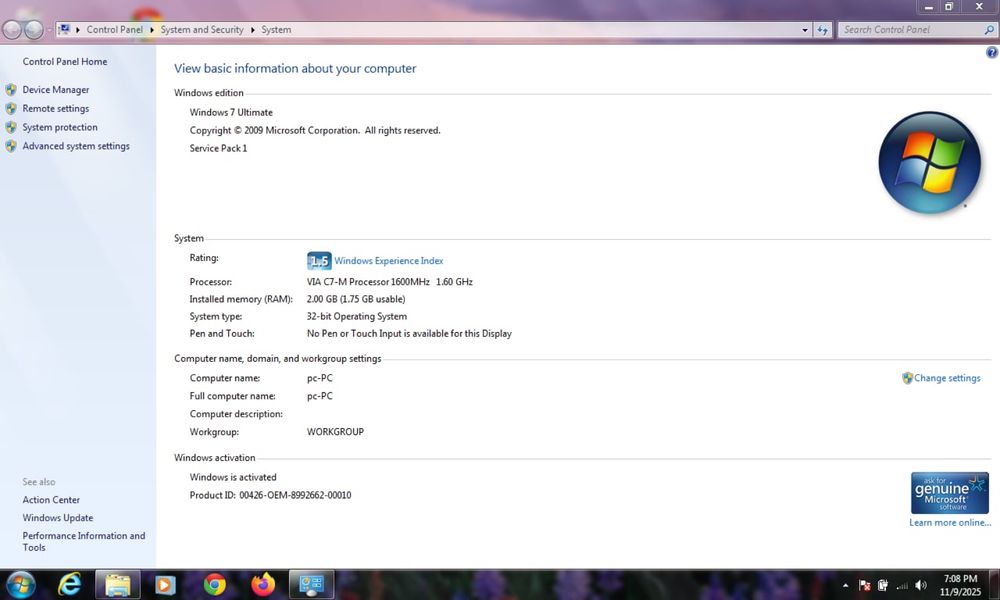 Vând laptop HP Mini 2133, stare bună și complet funcțional.