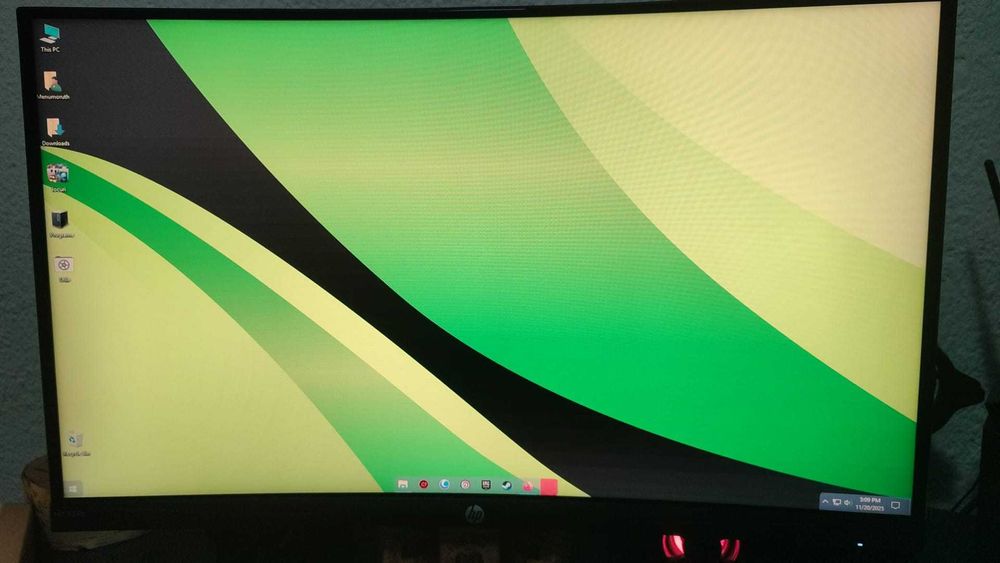 Monitor Gaming HP X24c, 23.6″, Curbat, 144Hz, Full HD, FreeSync