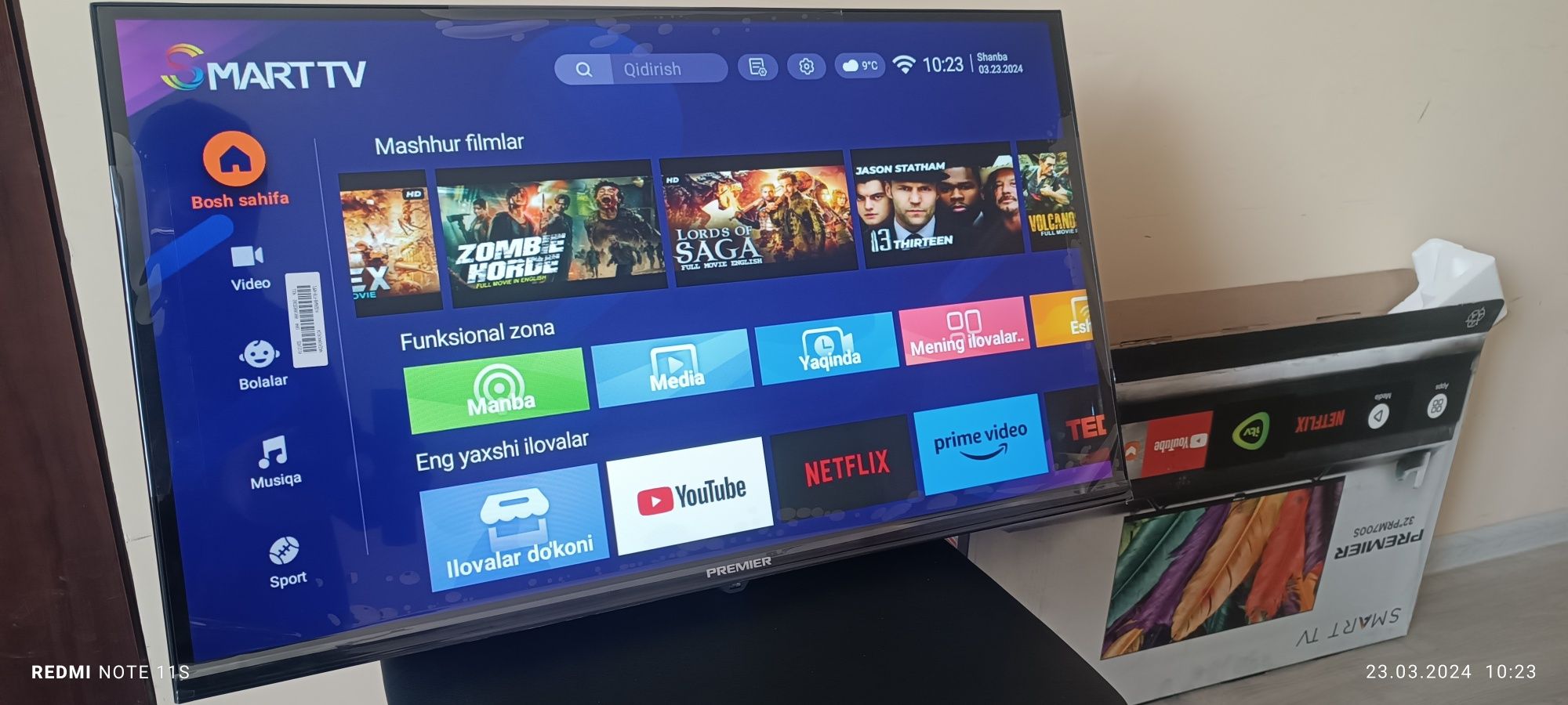 Televizor 32 Smart/tv/android/телевизор/тв/смарт/43/50