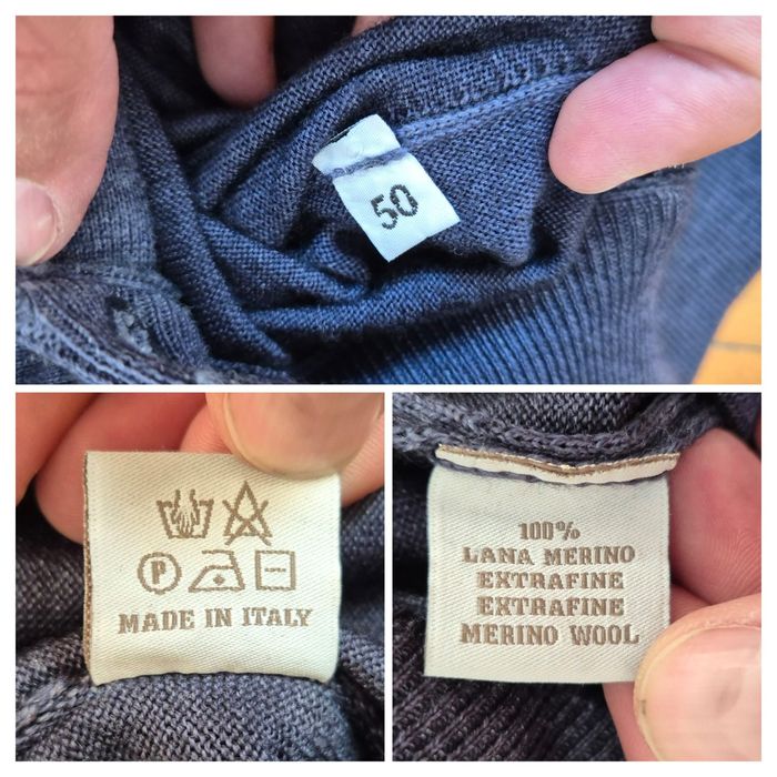 Cardigan artizanal bărbătesc Filippo De Laurentiis, Lână Merino - 50