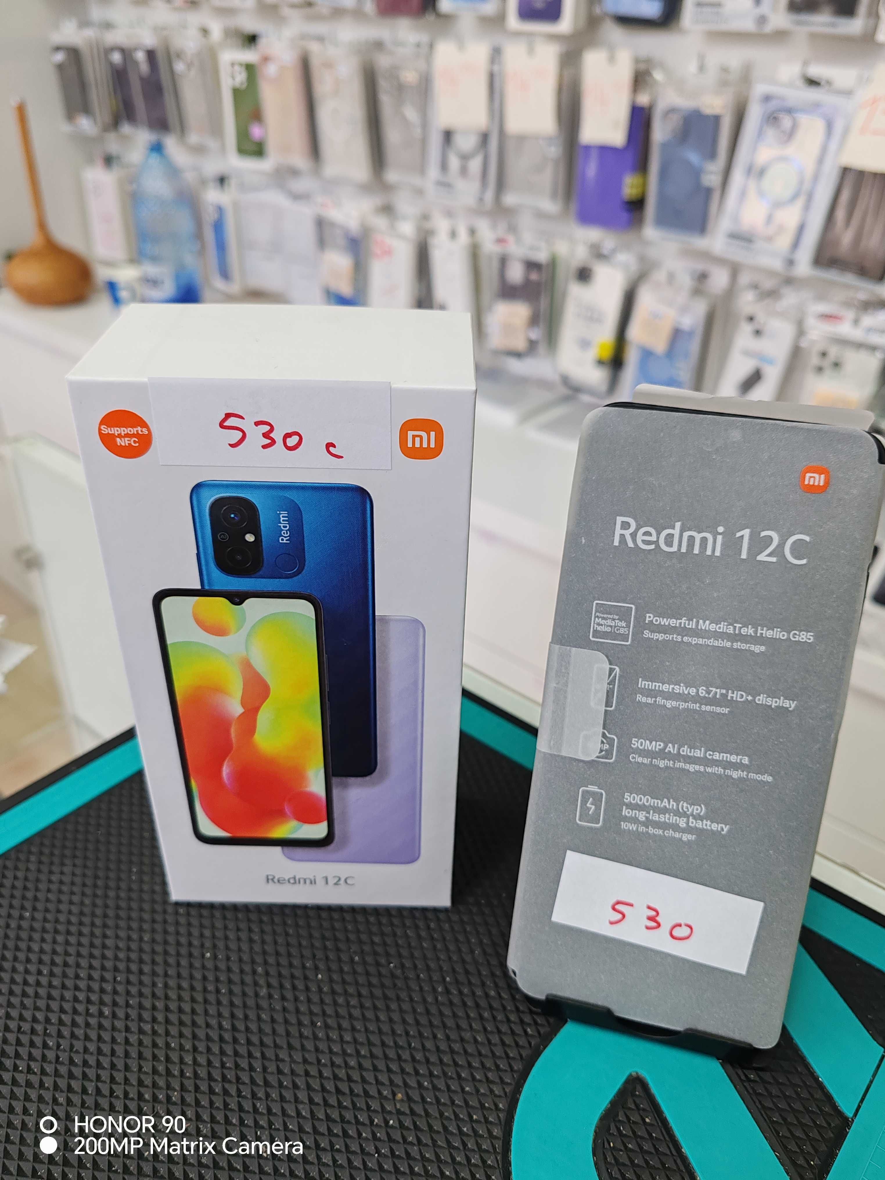 Redmi 12C, 4/128 GB, Nou, Garantie