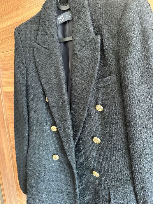 Черно сако букле Zara