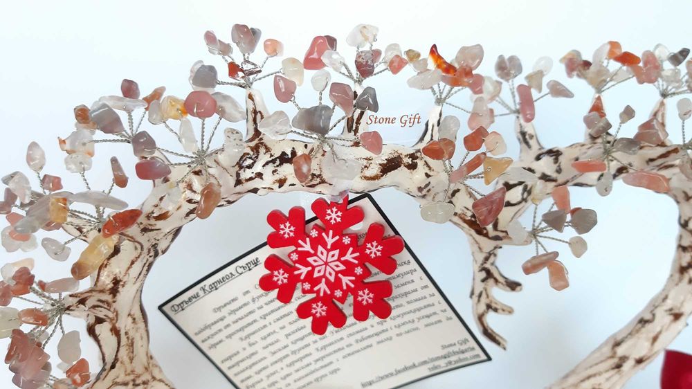 Дръвче Полускъпоценни Камъни, Подарък Коледа, Подарък Нова Година