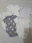 Lot 5 body maneca scurta masura 68 3-6 luni Primark