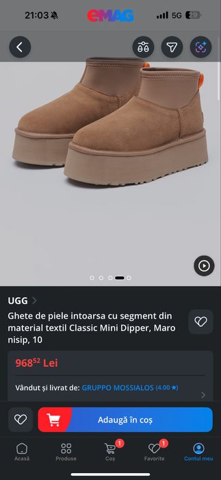 UGG Mini Dipper Classic, 41