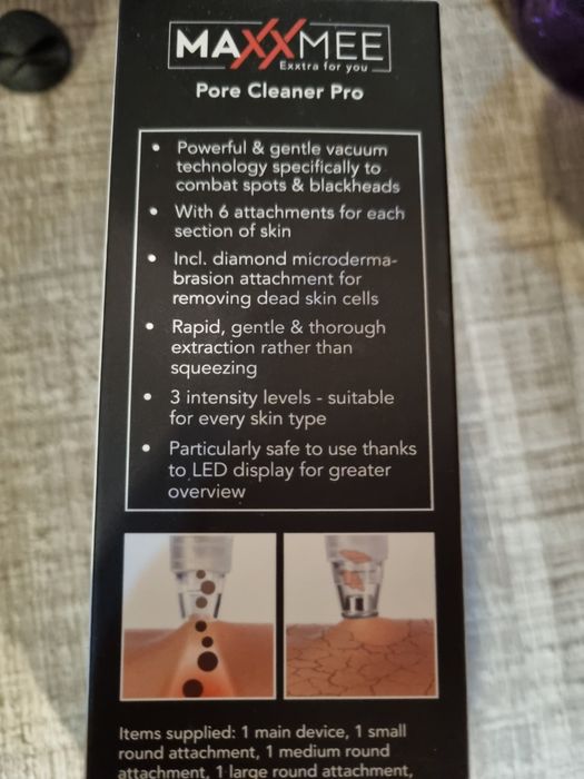 Aparat cu vacuum pentru curatare pori, Maxxmee