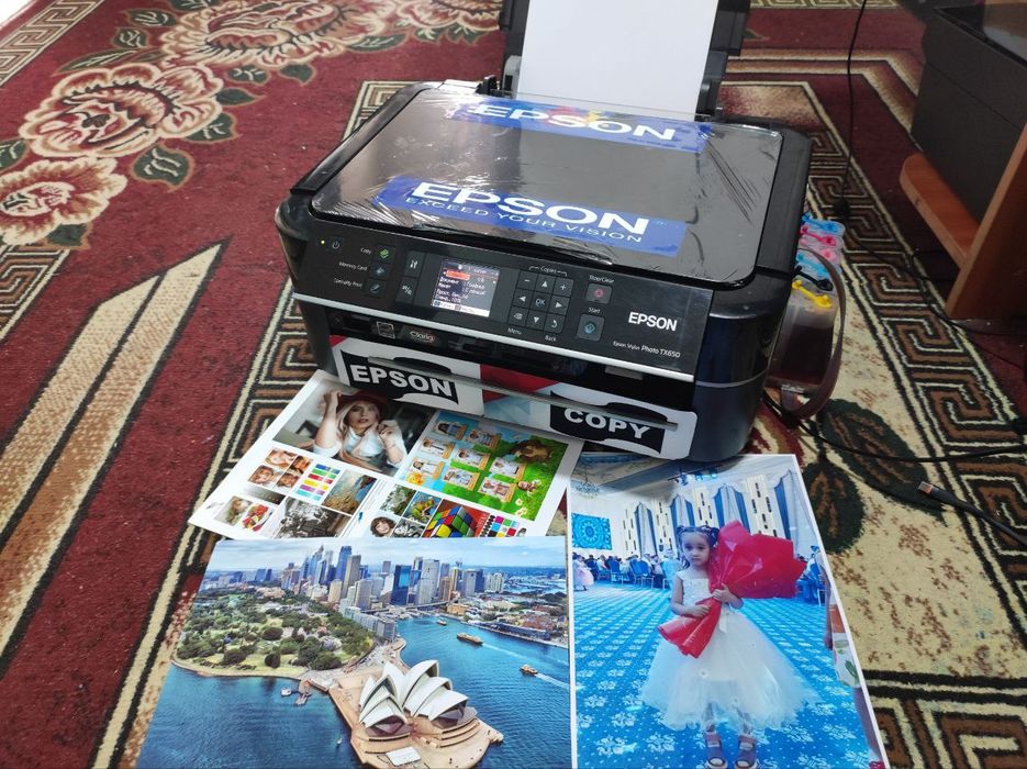 Epson L 650 Dyuz 100% Prabeg endgina 2000 Zaprafka polni aybi yoq 100%