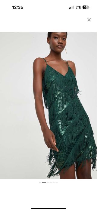 Дамска рокля с ресни Answear Lab