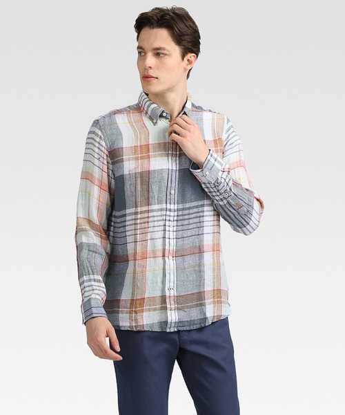 Мъжка ленена риза Tommy Hilfiger - L
