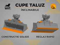 Cupa taluz inclinabila 2200 mm excavator JCB, Hitachi, CAT, Komatsu