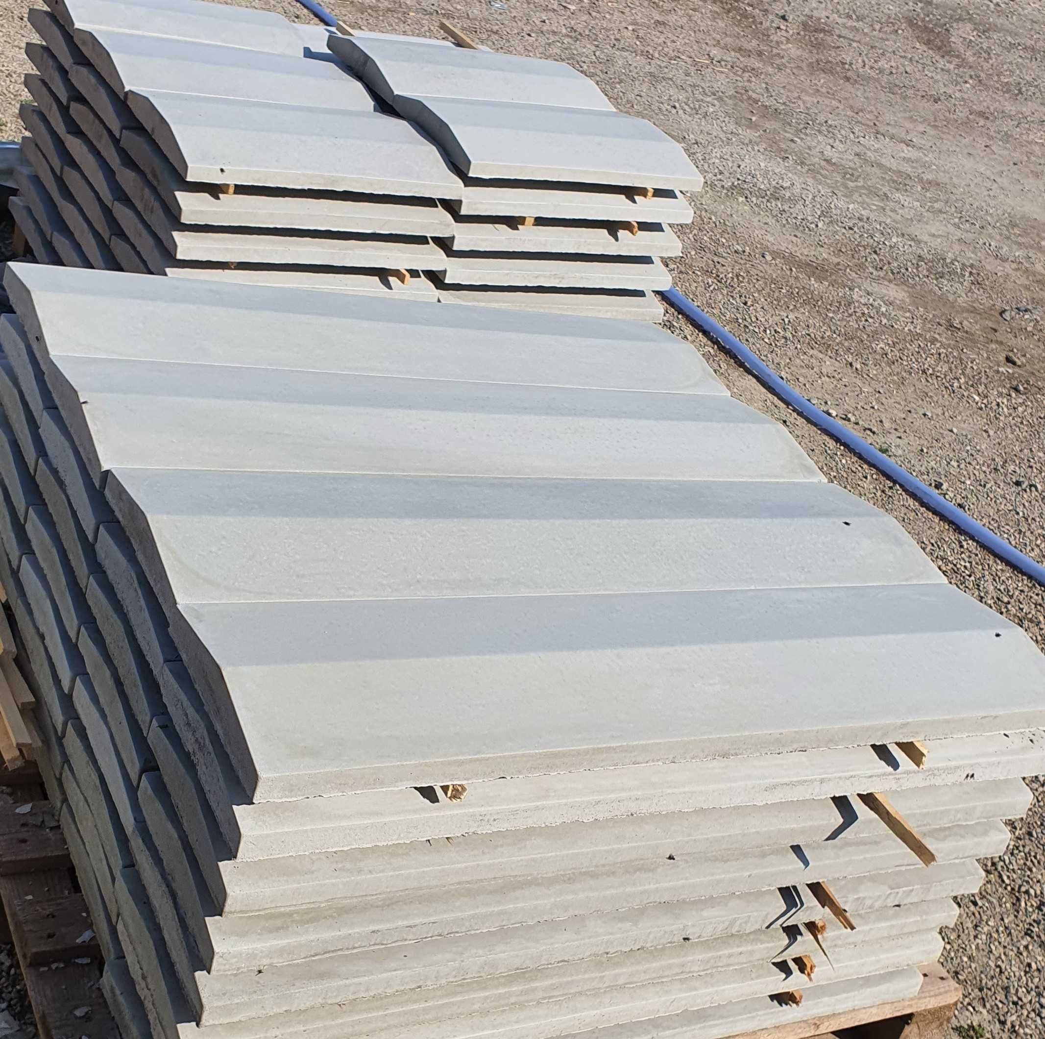 Capace de beton pentru gard doua sau trei ape 50, 100, 200 cm