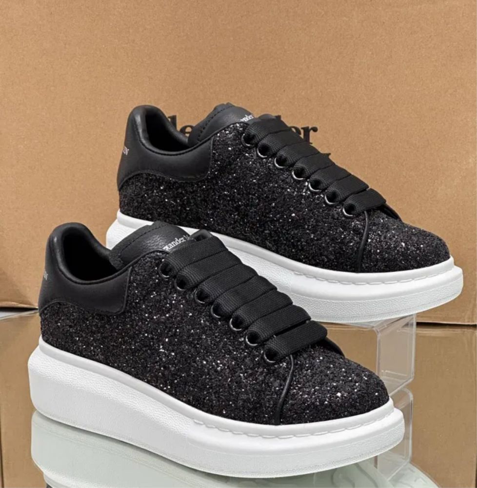 Adidasi Alexander Mcqueen cu sclipici Glitter
