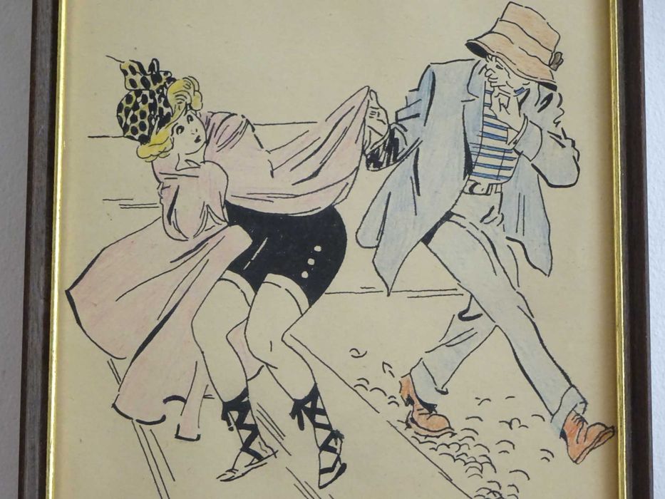 Tablou, Aurel Jiquidi – tehnica mixta