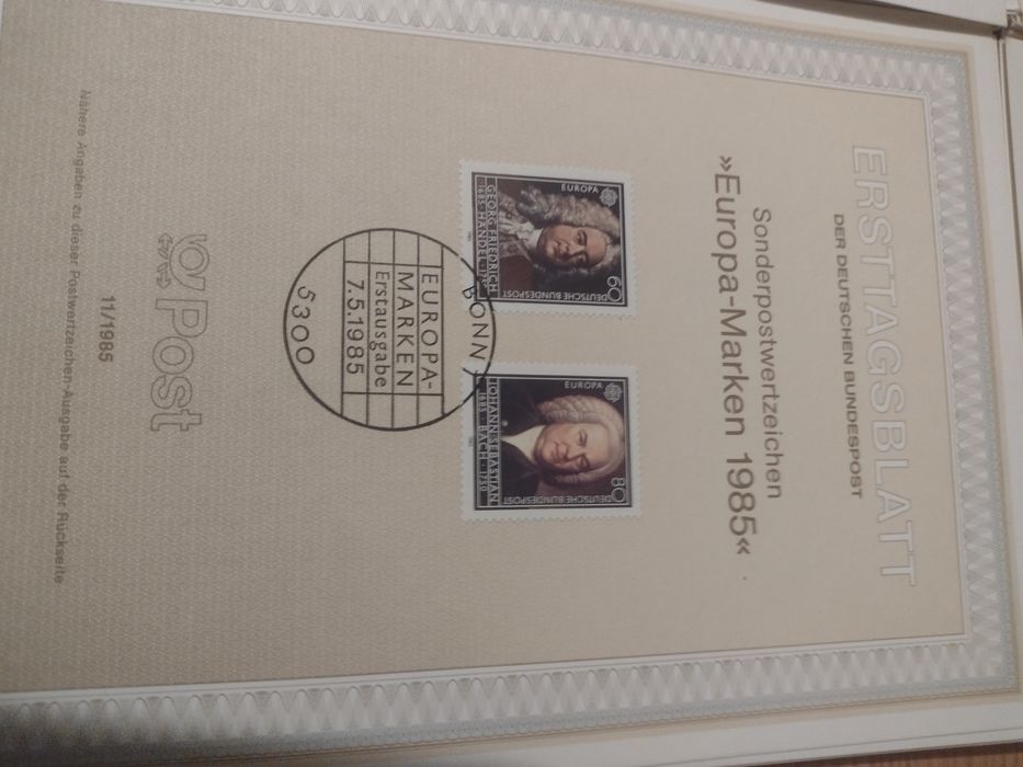 Timbre germania prima zi