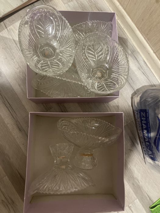 Хрусталь 6шт ваза