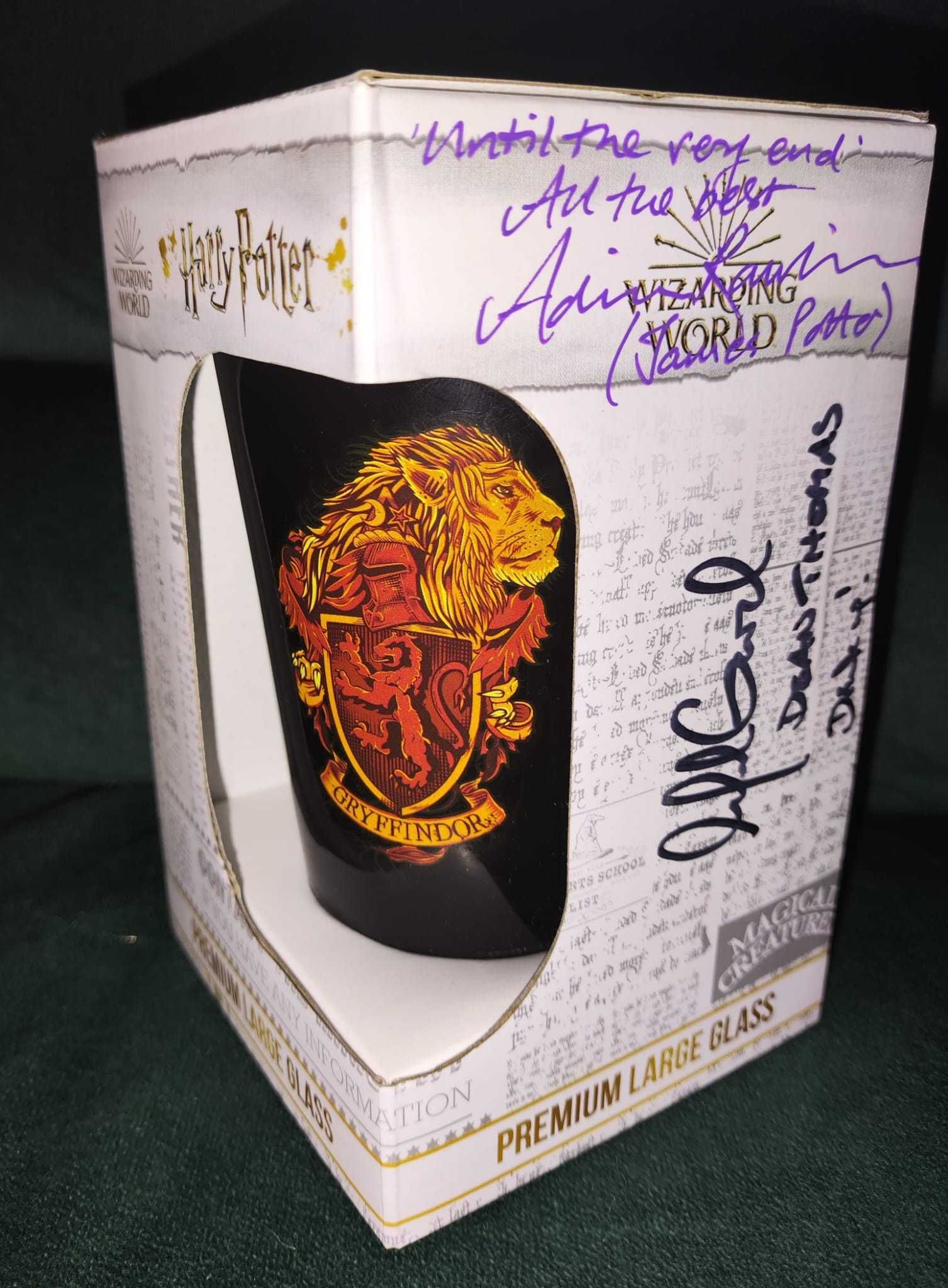 Cana Harry Potter Semnata de Alfred Enoch & Adrian Rawlins - Duo Auto