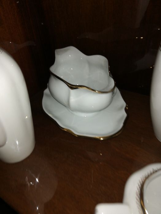 Set tava și castron portelan