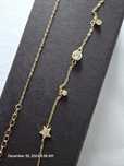 Colier argint 925 placat aur 14k