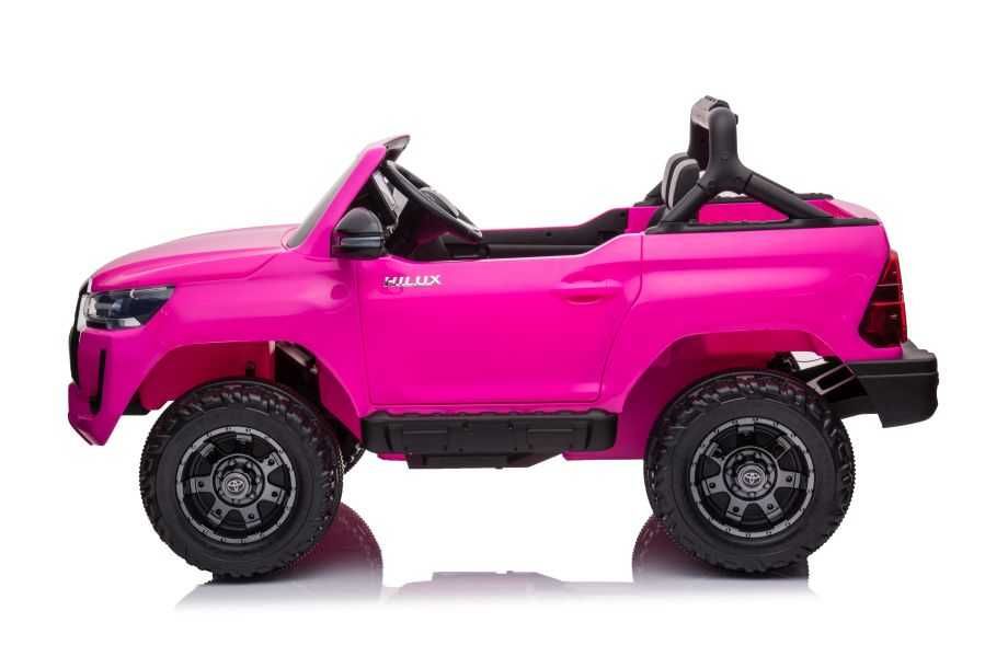 Masinuta electrica pentru 2 copii 4x4 Toyota Hilux 12V 14Ah, pink