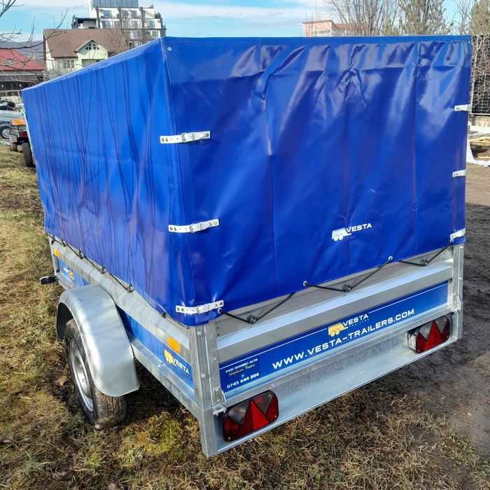 remorca vesta 232x131x38 cm cu 1 axe