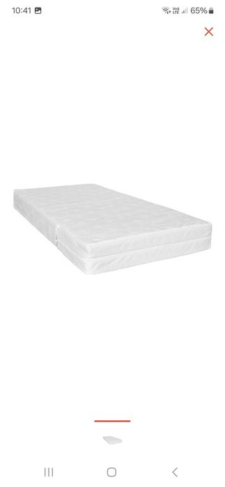 Продам матрац для кроватки манежа новая белая.