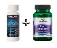 Minoxidil Kirkland 5% + Zinc Picolinate, 22 mg, 1 Luna Utilizare