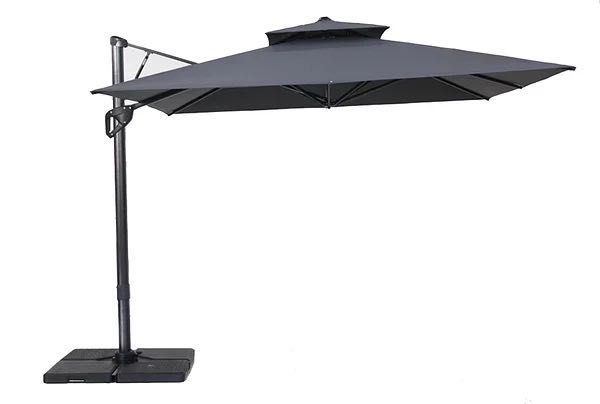 Зонт высокого качества Комфорт Lux 3х3м,Графит с камнями по 28.5кг