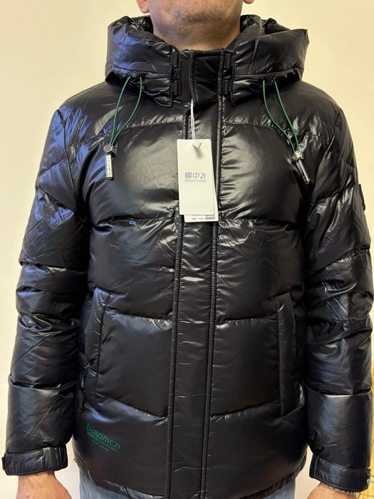 Мужской пуховик на гусинном пуху