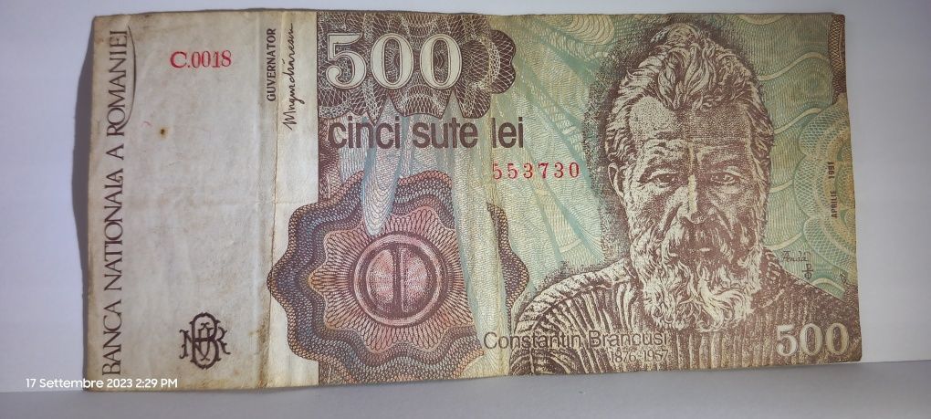 500 LEI din 1991