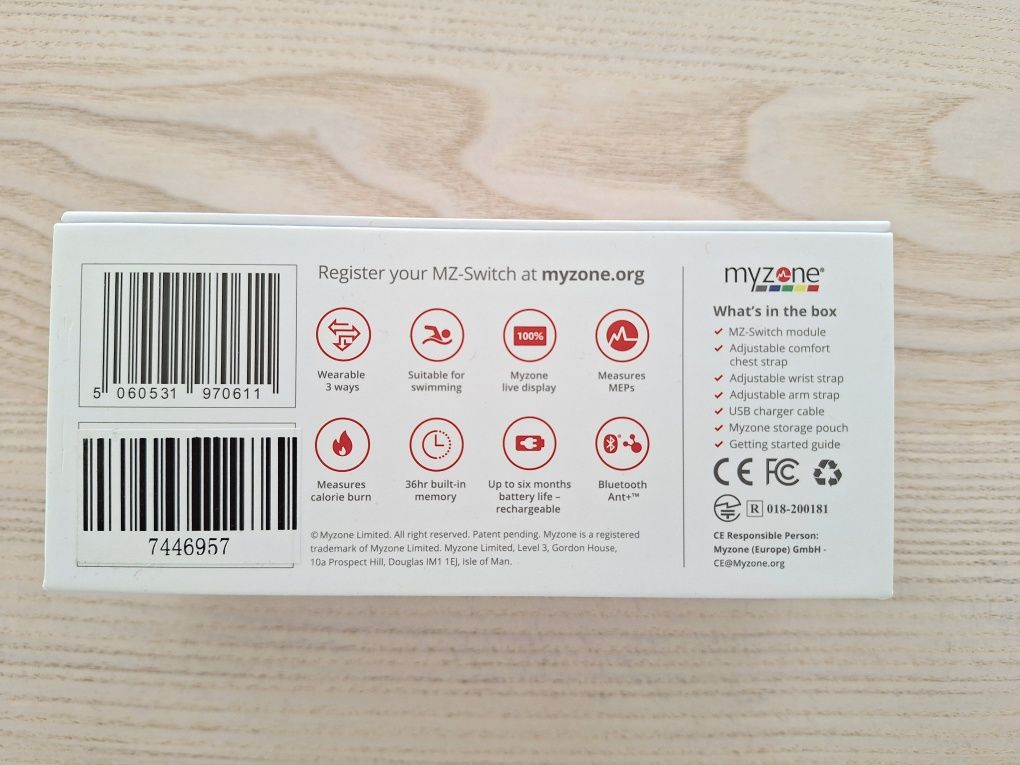 Myzone MZ Switch monitor centură ritm cardiac