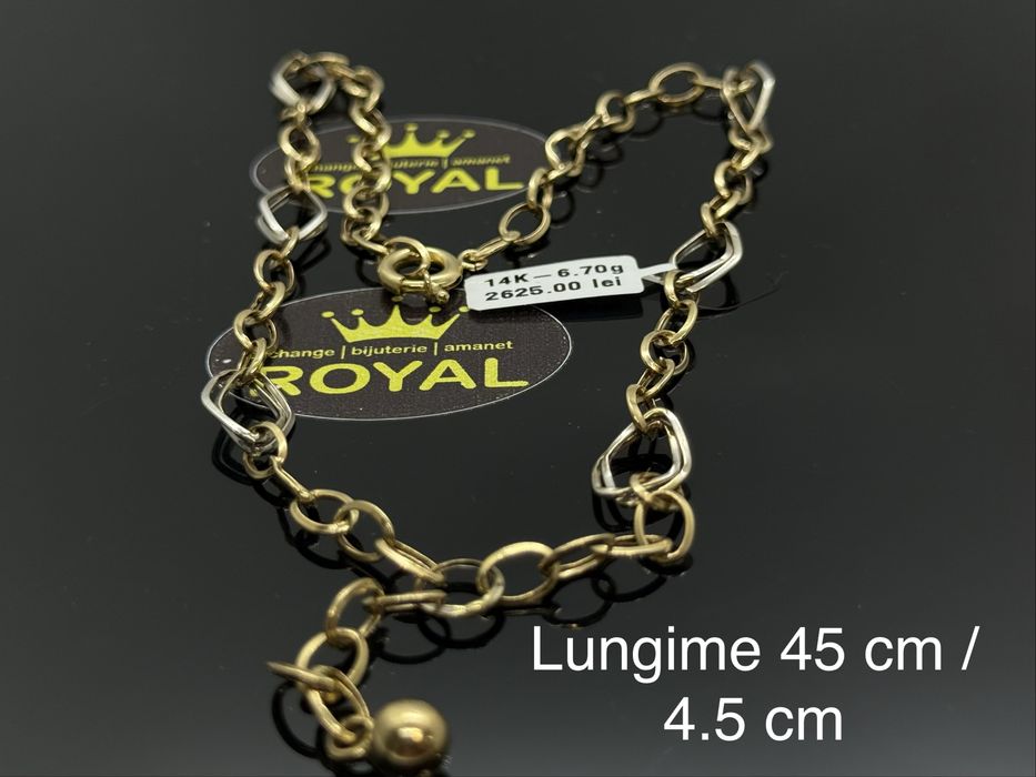 Bijuteria Royal: Lant aur 14k/6.70 gr