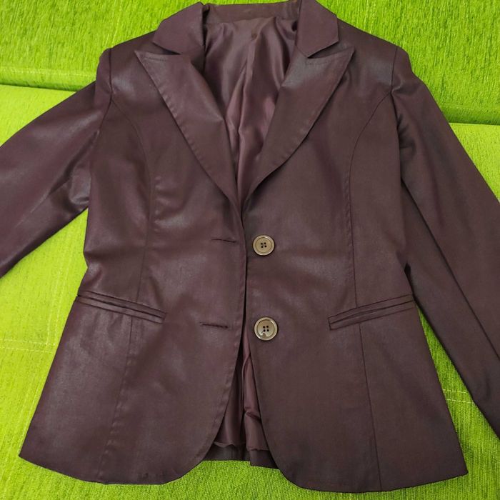 Sacou dama bordo, office, marime L, pret 40 lei