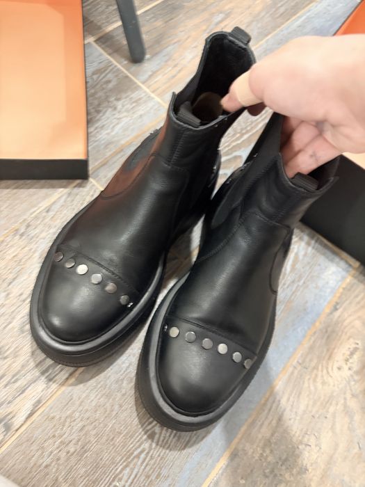 Ghete din piele naturala noi, musette