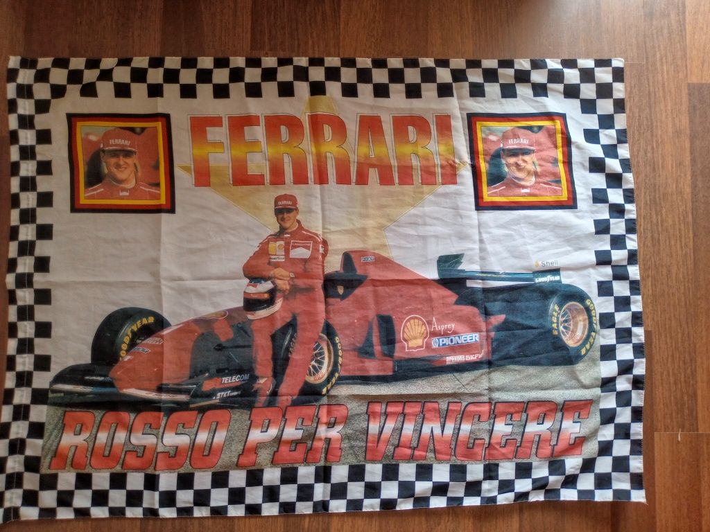 Ретро Знаме F1 Ferrari