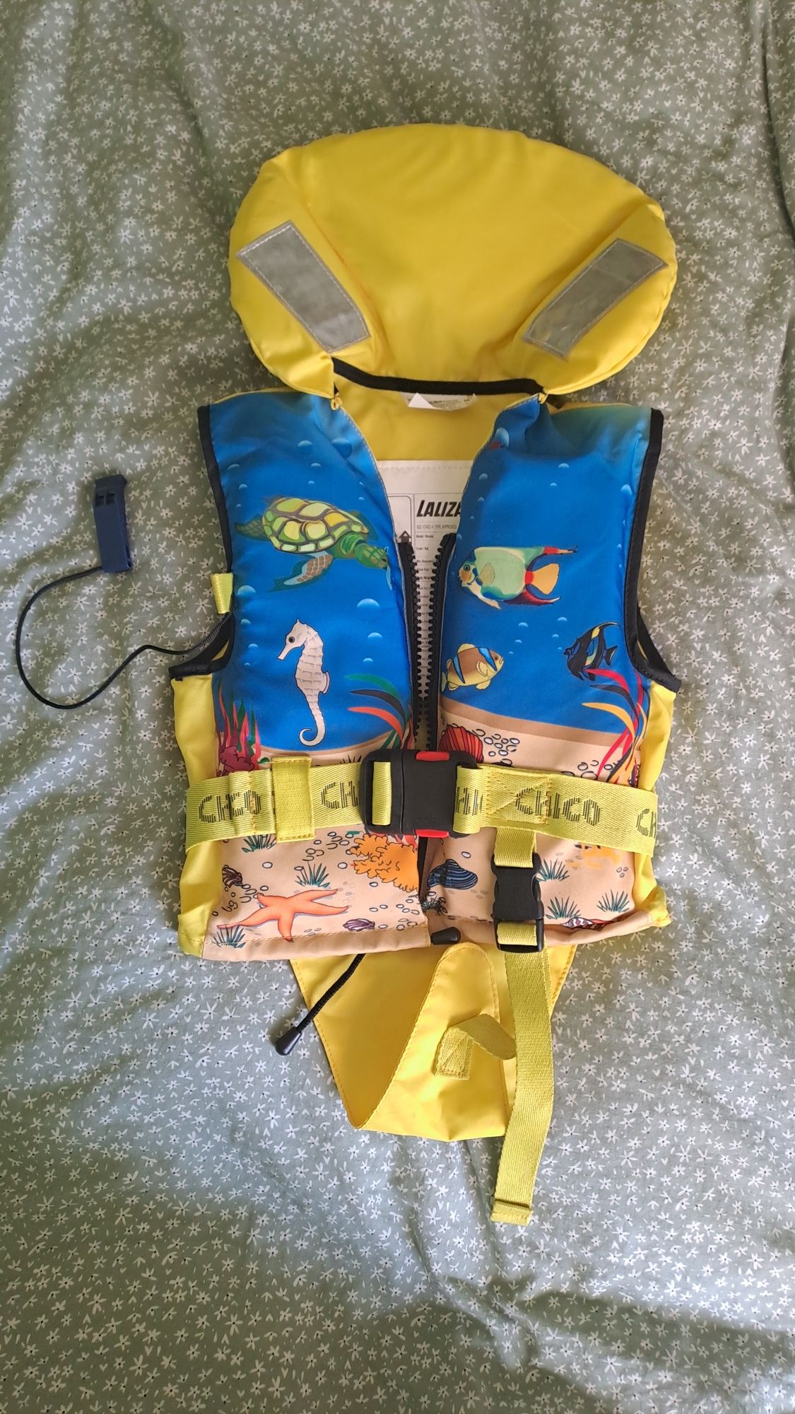 (РЕЗЕРВИРАНА) Lalizas Chico Fluo Yellow Cпасителна жилетка 15-30 kg