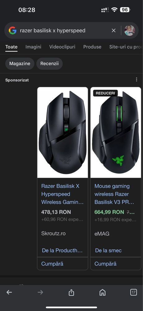 Mouse gaming razer