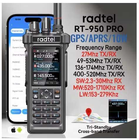 Radtel RT-950 PRO радиостанция