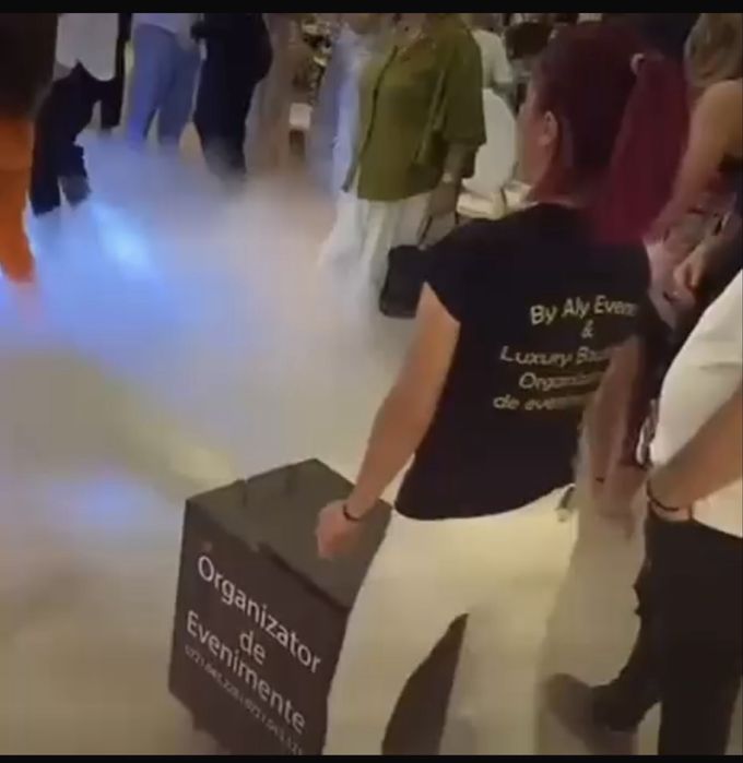 Schela lumini si fum greu