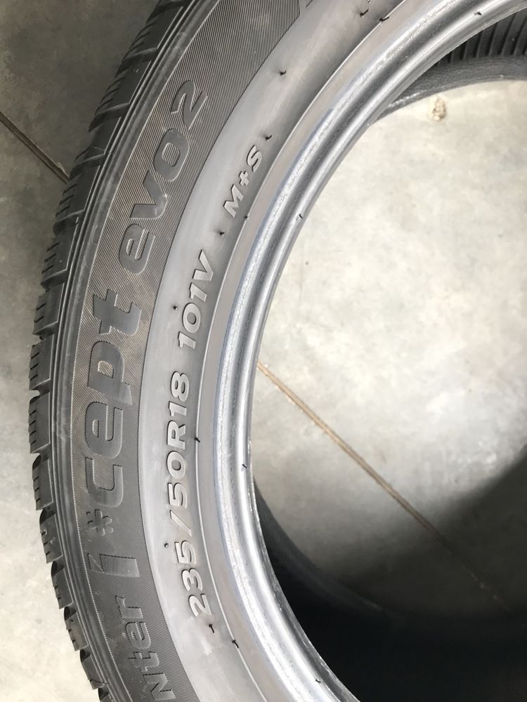 Set Anvelope Cauciucuri Hankook 235/50R18 M+S Originale de 6mm