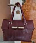 Geantă/poșetă  Cristhelen B (Musette) piele naturală grena