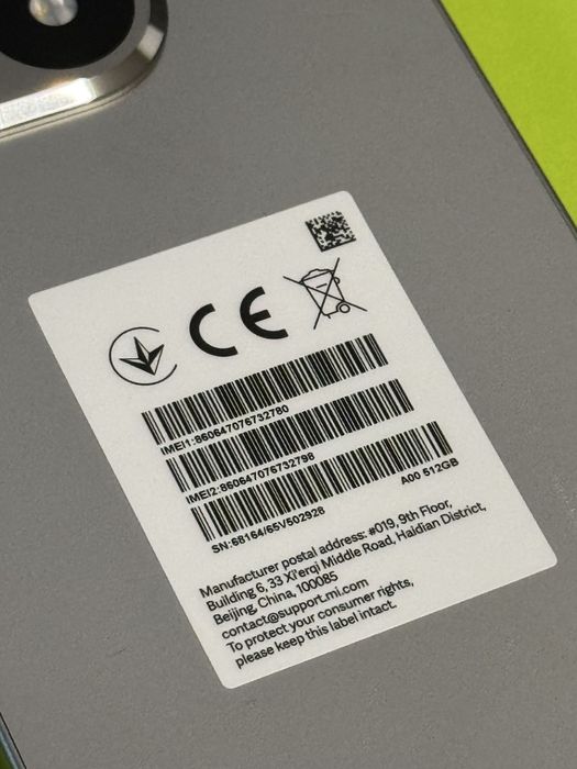 КАТО НОВ 512GB Xiaomi 15T 12GB 5G Yettel Гаранция 2028г. Gray