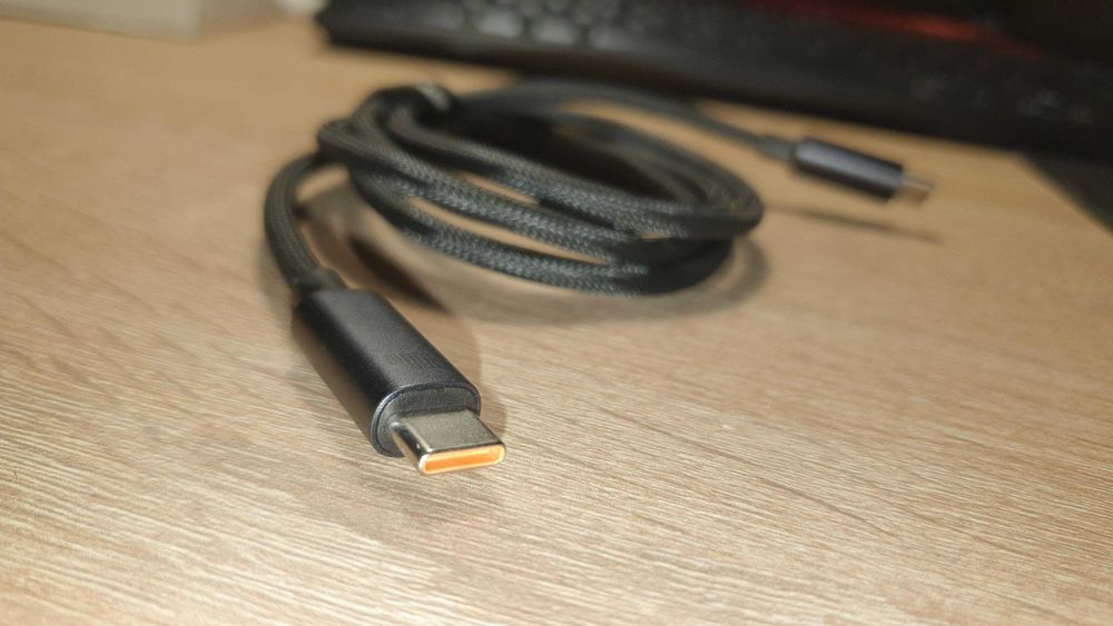 Cablu Baseus 100W USB-C la USB-C 1m – negru, încărcare rapidă PD