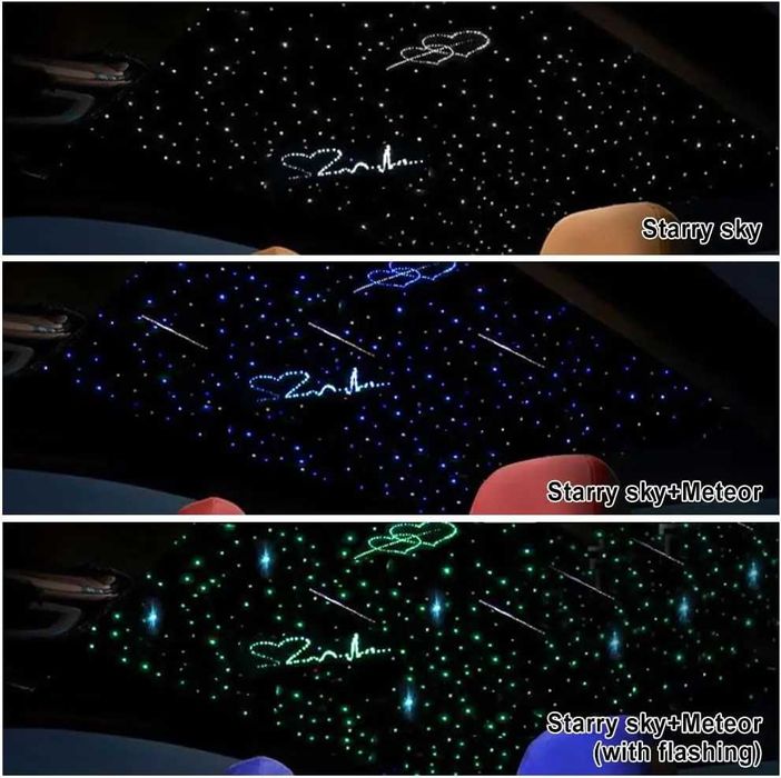 Kit Plafon Instelat TWINKLE + stele cazatoare 26W RGBW 920 fire 3M