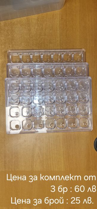 Поликарбонатни форми за бонбони